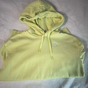 Gymshark oversized hoodie neon yellow/ green size XS
